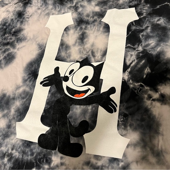 Huf X Felix the Cat Collection Tie Dye T-Shirt Size Medium - Picture 3 of 6